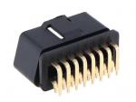 OBD II 16P Male Socket connector R/A